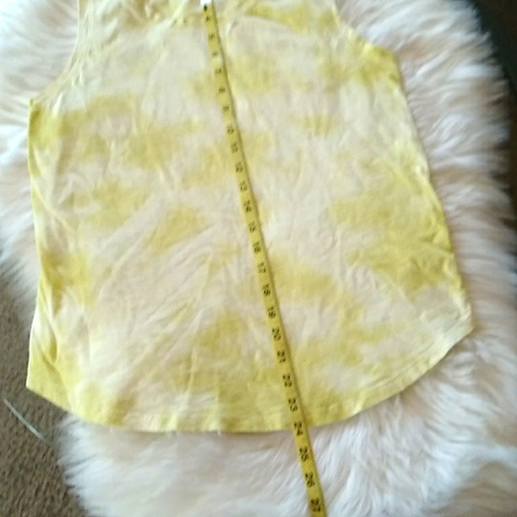 Time & Tru | Kids | Yellow Tye Dye Tank Top - Picture 12 of 13